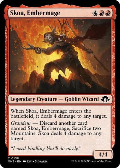 Skoa Embermage Modern Horizons 3 Magic card