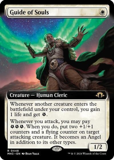 Guide of Souls Extended Art Modern Horizons 3 Magic card