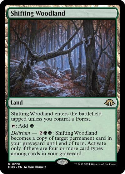 Shifting Woodland Modern Horizons 3 Magic card