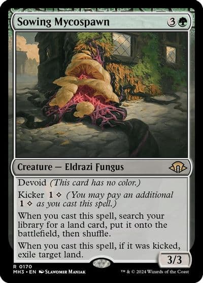 Sowing Mycospawn Modern Horizons 3 Magic card
