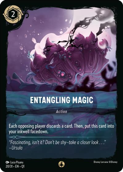 Entangling Magic Illumineer's Quest: Deep Trouble Lorcana card