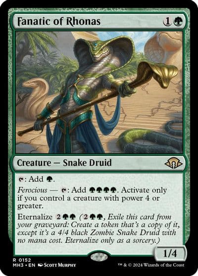Fanatic of Rhonas Modern Horizons 3 Magic card