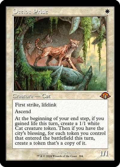 Ocelot Pride Retro Frame Modern Horizons 3 Magic card
