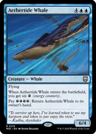 Aethertide Whale Commander: Modern Horizons 3 Magic card