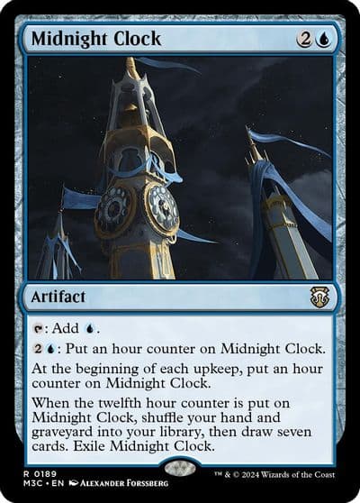 Midnight Clock Commander: Modern Horizons 3 Magic card