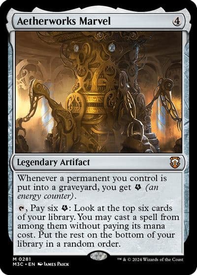 Aetherworks Marvel Commander: Modern Horizons 3 Magic card
