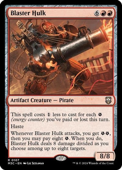 Blaster Hulk Commander: Modern Horizons 3 Magic card