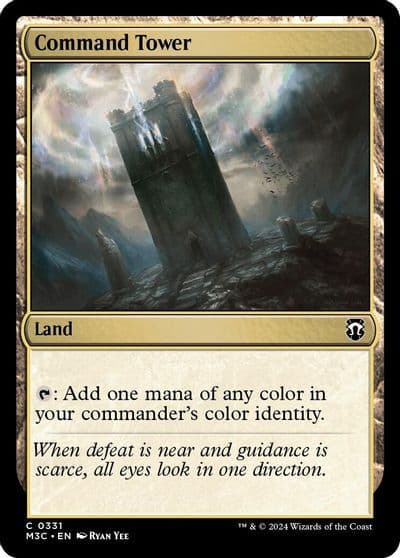 Command Tower Commander: Modern Horizons 3 Magic card