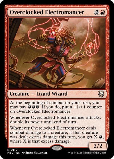 Overclocked Electromancer Commander: Modern Horizons 3 Magic card