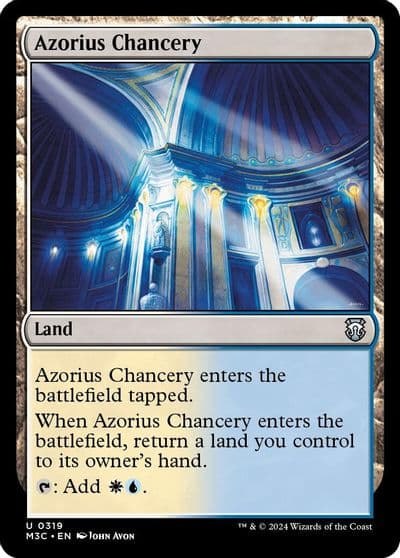Azorius Chancery Commander: Modern Horizons 3 Magic card