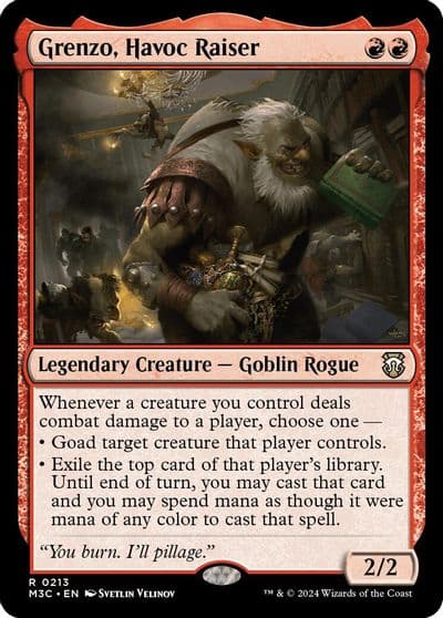 Grenzo Havoc Raiser Commander: Modern Horizons 3 Magic card