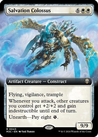 Salvation Colossus Extended Art Commander: Modern Horizons 3 Magic card