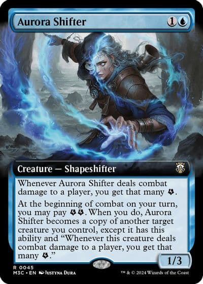 Aurora Shifter Extended Art Ripple Foil Commander: Modern Horizons 3 Magic card