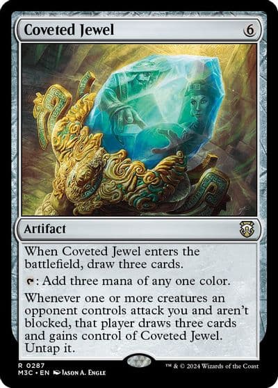 Coveted Jewel Ripple Foil Commander: Modern Horizons 3 Magic card
