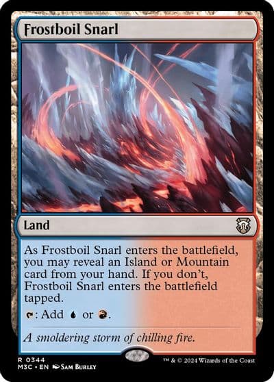 Frostboil Snarl Ripple Foil Commander: Modern Horizons 3 Magic card
