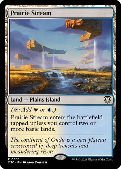 Prairie Stream Ripple Foil Commander: Modern Horizons 3 Magic card