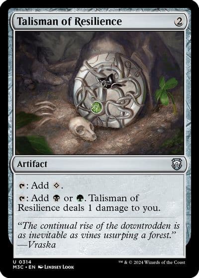Talisman of Resilience Commander: Modern Horizons 3 Magic card