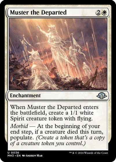 Muster the Departed Modern Horizons 3 Magic card