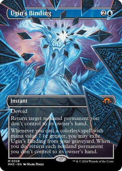 Ugins Binding Borderless Modern Horizons 3 Magic card