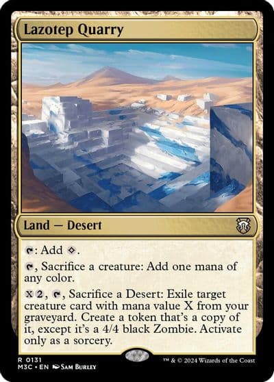 Lazotep Quarry Commander: Modern Horizons 3 Magic card