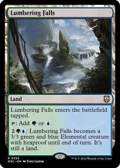 Lumbering Falls Commander: Modern Horizons 3 Magic card