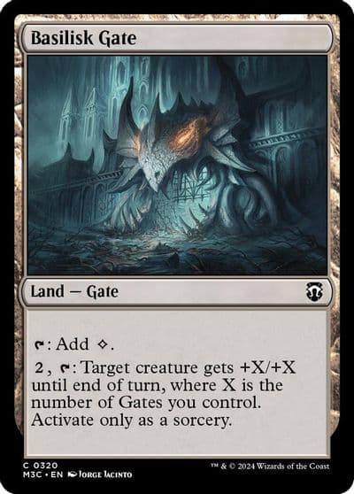 Basilisk Gate Commander: Modern Horizons 3 Magic card