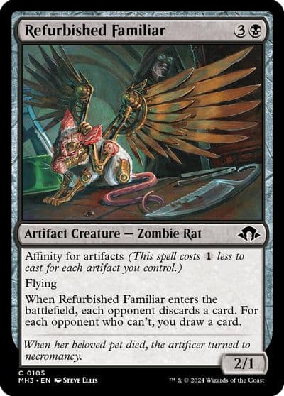 Refurbished Familiar Modern Horizons 3 Magic card