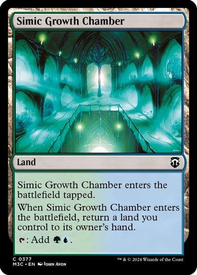Simic Growth Chamber Commander: Modern Horizons 3 Magic card