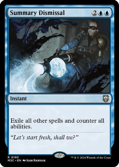 Summary Dismissal Commander: Modern Horizons 3 Magic card