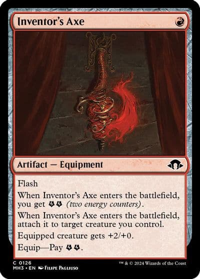 Inventors Axe Modern Horizons 3 Magic card