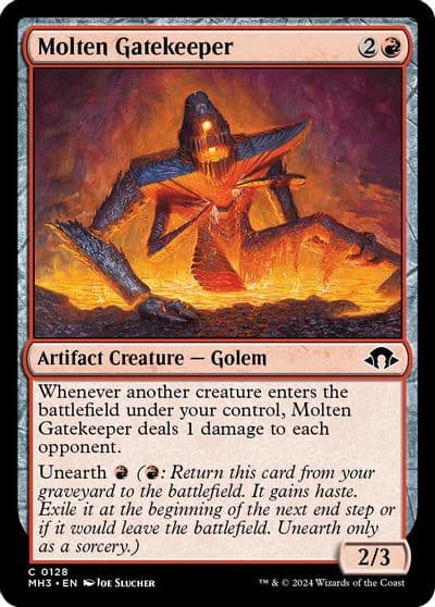 Molten Gatekeeper Modern Horizons 3 Magic card