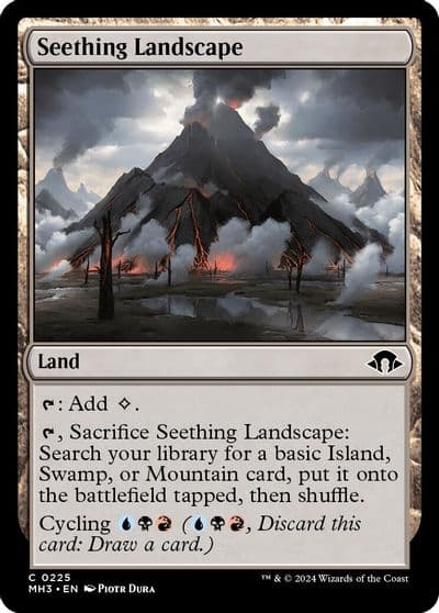 Seething Landscape Modern Horizons 3 Magic card