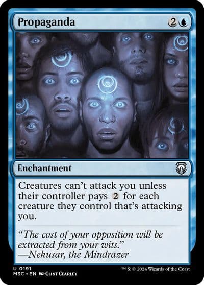 Propaganda Commander: Modern Horizons 3 Magic card
