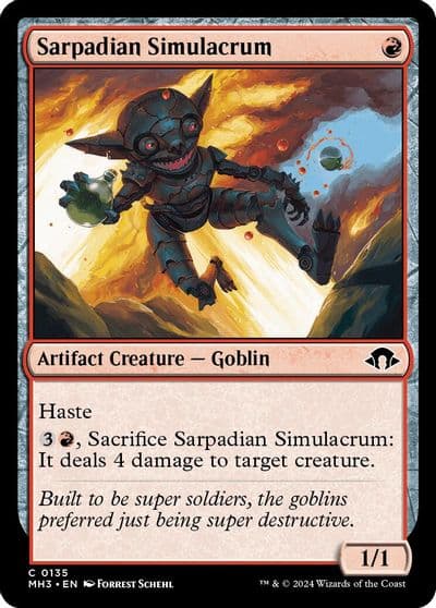 Sarpadian Simulacrum Modern Horizons 3 Magic card