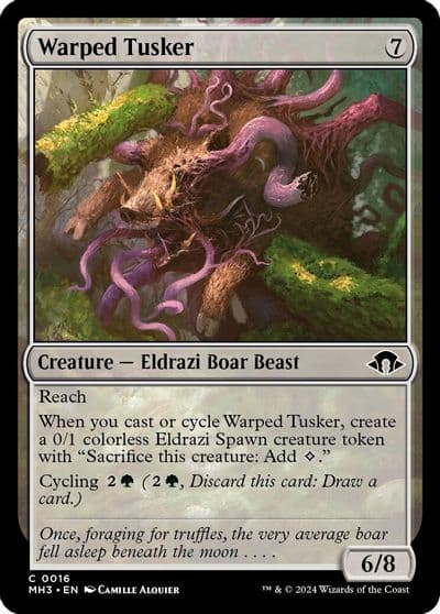 Warped Tusker Modern Horizons 3 Magic card