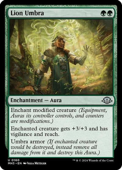 Lion Umbra Modern Horizons 3 Magic card