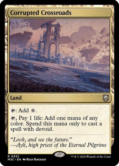 Corrupted Crossroads Ripple Foil Commander: Modern Horizons 3 Magic card
