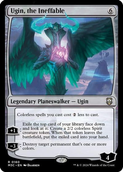 Ugin the Ineffable Ripple Foil Commander: Modern Horizons 3 Magic card