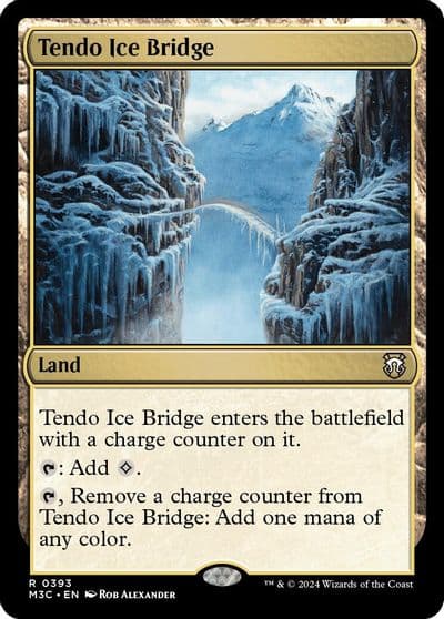 Tendo Ice Bridge Ripple Foil Commander: Modern Horizons 3 Magic card