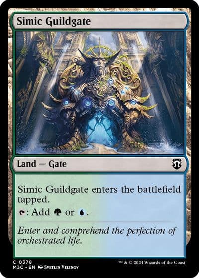 Simic Guildgate Ripple Foil Commander: Modern Horizons 3 Magic card