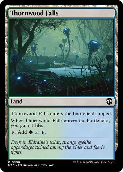 Thornwood Falls Ripple Foil Commander: Modern Horizons 3 Magic card