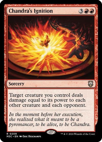 Chandras Ignition Commander: Modern Horizons 3 Magic card