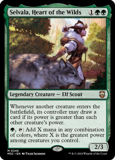 Selvala Heart of the Wilds Commander: Modern Horizons 3 Magic card