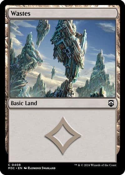 Wastes Commander: Modern Horizons 3 Magic card