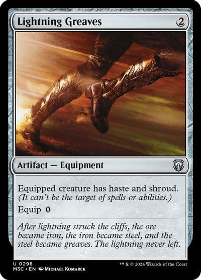 Lightning Greaves Commander: Modern Horizons 3 Magic card