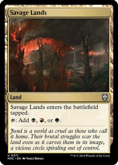 Savage Lands Commander: Modern Horizons 3 Magic card