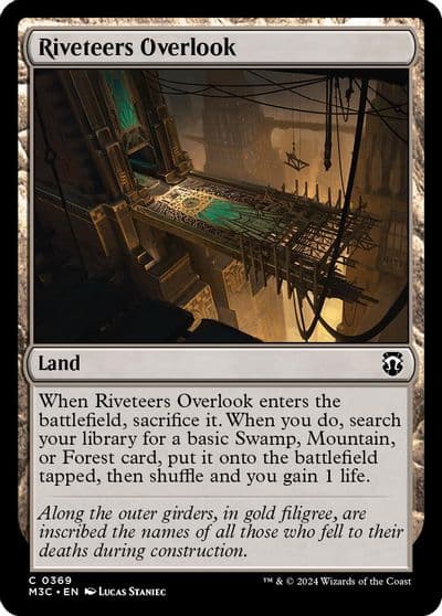 Riveteers Overlook Commander: Modern Horizons 3 Magic card