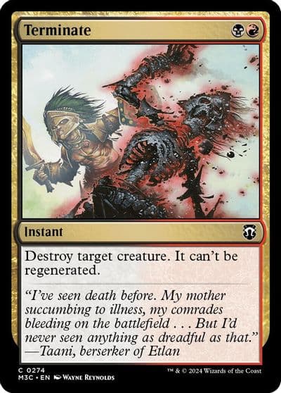 Terminate Commander: Modern Horizons 3 Magic card