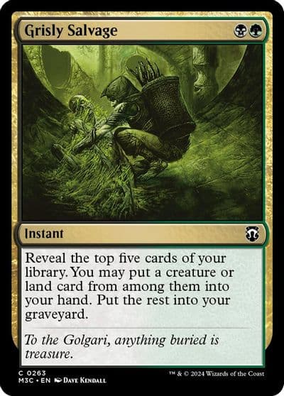 Grisly Salvage Commander: Modern Horizons 3 Magic card