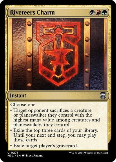 Riveteers Charm Commander: Modern Horizons 3 Magic card